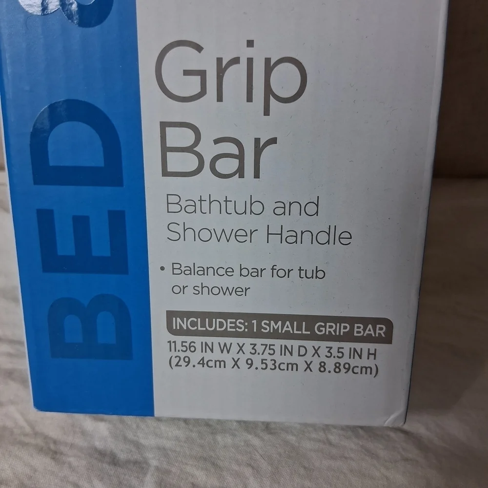 Equate White and Black Grip Bar for Bath and Shower- You Will Get Both